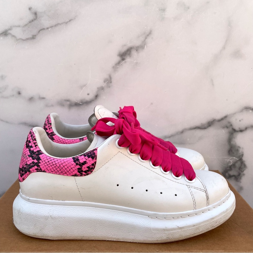 Alexander Mcqueen Larry Runway Python-Embossed Le… - image 8